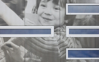 Pictures on the façade