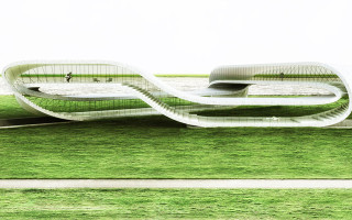 Endless printed house at Material Xperience