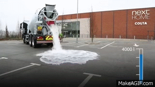 Watch: ‘Thirsty’ Concrete Drinks 4,000 Litres of Water in 60 Seconds