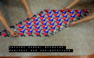 Topological metamaterial: From hard to soft and back again