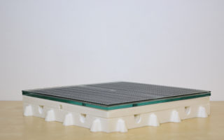 Solar-panel Pavement made from recycled plastic