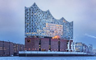 Elbphilharmonie Hamburg: a glass structure supported by a brick warehouse