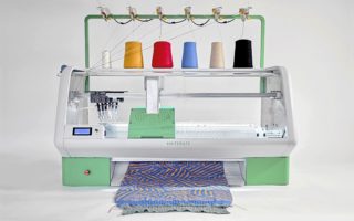 A perfectly fitting machine knitted sweater of your own design