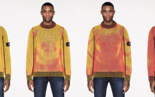 Ice: knitwear that changes colour when exposed to cold