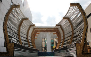 De Extase Fase: a pavilion made from 100 per cent recycled materials