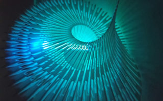 3D printed seismic LED light is made from recycled polymer