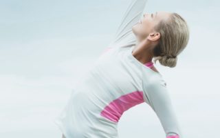 Yoga gear made from coffee grounds and crab shells