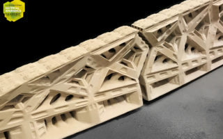 3D printed reinforced beam at Material Xperience 2018!