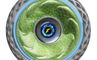Driving towards a future with cleaner air with moss filled tires
