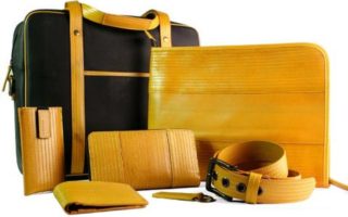 Accessories made from fire hoses on International Firefighters’ Day