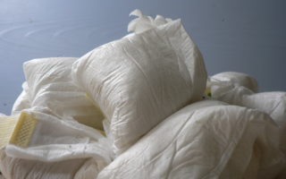 From disposable diaper to source for raw materials