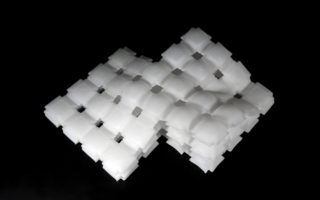 Inflatable silicone material is made using liquid printing