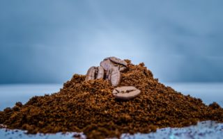 Recycling coffee grounds