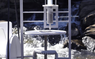 3D printing ceramics using water power