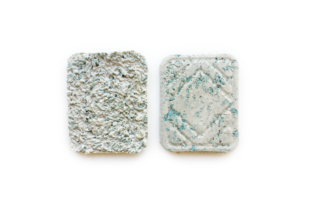 Mjuktong: material made with egg cartons and waste fabric
