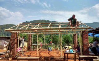 Bamboo buildings on World Bamboo Day
