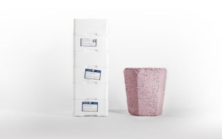 Turning polystyrene food transportation boxes into stools