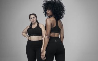 This sports bra contains a NASA approved non-Newtonian material