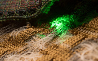 This washable fabric has electronic devices built into it