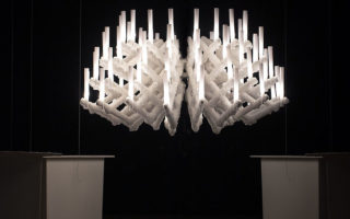 How a crystal chandelier grows