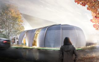 Europe’s first commercial 3D printed concrete building