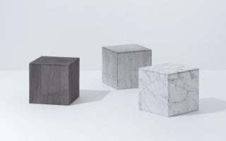 These printed mesh cubes appear to change from solid to translucent