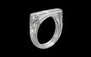 Growing and cutting a carbon neutral diamond ring