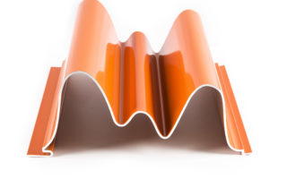 Extruded aluminium panels
