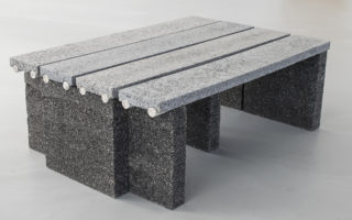 Furniture made from unrecyclable paper fibres