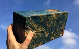 Speakers made from non-recyclable waste