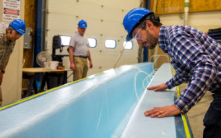 3D printing boat moulds from wood-based plastic