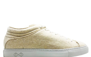 Sneakers made with non-food milk