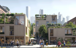A flat-packed urban village