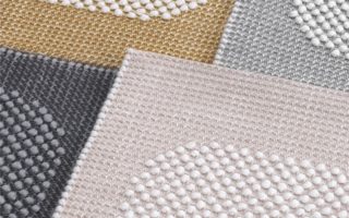 A rug inspired by a pebbled beach