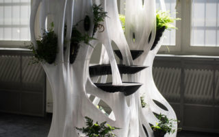 The world’s first 3D printed green wall with embedded drainage