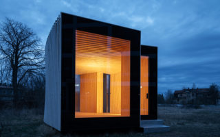 The new passive log house