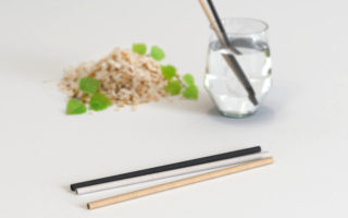 Mass-producible straws made of a biodegradable composite