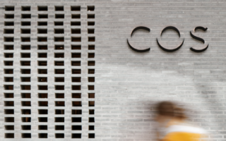 Storefront made of recycled bricks upcycles 1,600 kg of waste