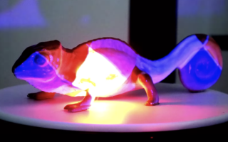 Objects changing colours like a chameleon