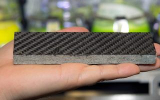 Carbon fibres made from algae
