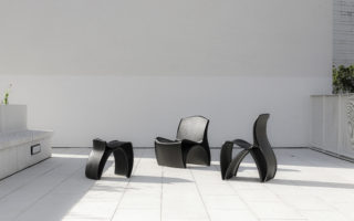 3D printed furniture made from Belgian plastic waste