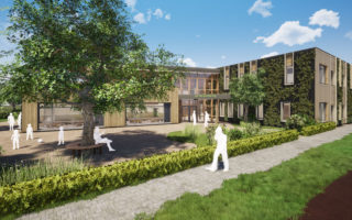 A biophilic school made of biobased materials