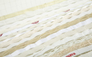 Blinds made of waste material