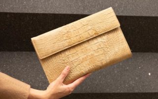 Bags made from mango leather