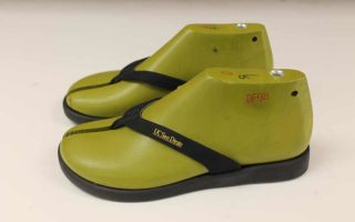 Biodegradable, algae-based flip-flops