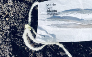 Blooming biodegradable face masks