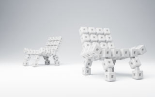 A chair made from sequestered CO2