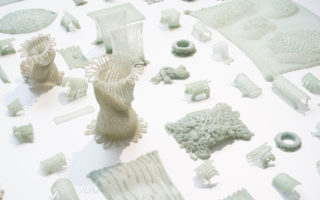 Tapestries made of fired glass fibres