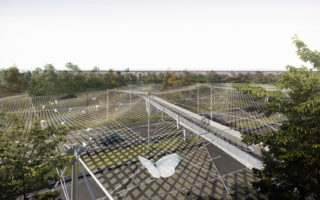 An ultra-light ‘butterfly bridge’ that generates energy