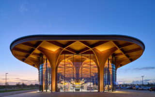 A wooden multifunctional and adaptative building